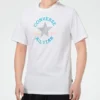 Slogan Logo kortärmad T-shirt herr vit