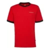 Slub Ringer SS Tee Asiatisk storlek ”Red”