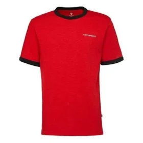 Slub Ringer SS Tee Asiatisk storlek ”Red”