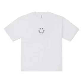 Smiley kortärmad T-shirt, asiatiska storlekar, ”Vit”