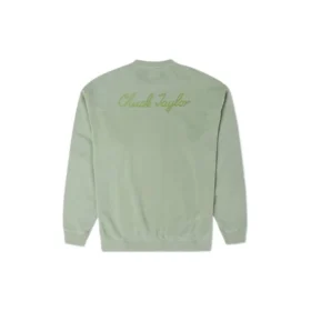 Sneakers Patch Loose Fit Sweatshirt Asia Sizing ”Summit Sage”