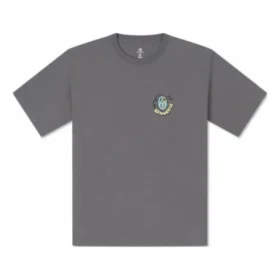 Sommar-T-shirt med tryck för utomhusbruk, asiatiska storlekar ”Grey”