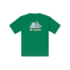 Sommar-T-shirt med tryck för utomhusbruk, asiatiska storlekar ”Grön”