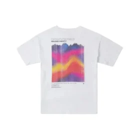 Soundwaves T-shirt Asiatisk storlek ”Vit”