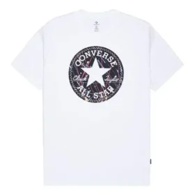Splatter Paint Chuck Taylor Patch Graphic Tee Asiatisk storlek ”Vit”
