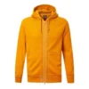 Sportig casual-tröja med huva och dragkedja, unisex, orange