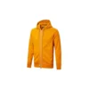 Sportig casual-tröja med huva och dragkedja, unisex, orange