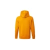 Sportig casual-tröja med huva och dragkedja, unisex, orange