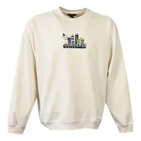 Spring Up Graphic Crew Sweatshirt Asia Sizing ”Egret”