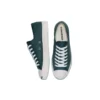 Säsongsfärgad läderjacka Jack Purcell ”Grön Vit”
