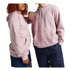 Standardpassform Hoodie med broderad stjärna på vänster bröst i asiatisk storlek ”Phantom Violet”