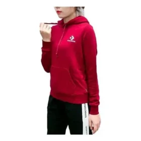Star Chevron Embroidered Pullover Hoodie Asiatiska storlekar ”Red”