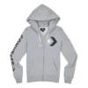 Star Chevron Full-Zip Jackor Asiatiska storlekar ”Grey”