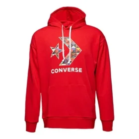 Star Chevron-hoodie, asiatiska storlekar, ”Röd”
