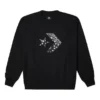 Star Chevron Paisley Pattern Sweatshirt Asiatiska storlekar ”Svart”