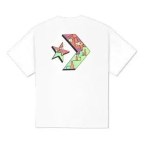 Star Chevron T-shirt Asiatiska storlekar ”Vit”