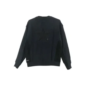 Star Crewneck-tröja Asiatiska storlekar ”Svart”