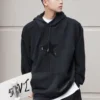 Star Hoodie Asiatisk storlek ”Black”