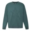 Star Logo Sweatshirt Asia-storlekar ”Grön”
