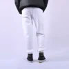 Stickade byxor Asiatisk storlek ”Vit”