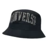 Stor rutig logobuckethat ”Black”