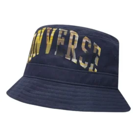 Stor rutig logohatt ”Navy”