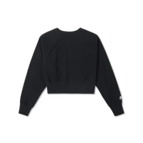 Strip Wordmark Crew Asiatiska storlekar ”Black”