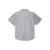 Striped Woven Carpenter Button Down Asiatiska storlekar ”Grey”