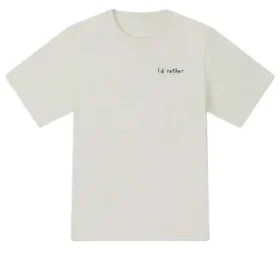 Summer Verbiage T-shirt Asiatiska storlekar ”Vit”