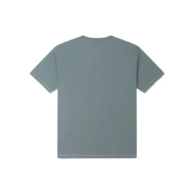 T-shirt med ficka med dragkedja, asiatiska storlekar ”Askgrön”