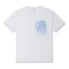 T-shirt med ficka och dragkedja, asiatiska storlekar ”Vit”