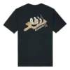 T-shirt med kort ärm, sushitrick och ficka, asiatisk storlek ”Svart”