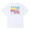 T-shirt med omvänd ökenmotiv, asiatiska storlekar ”Vit”