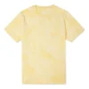 T-shirt med rund hals och korta ärmar i marmor, asiatiska storlekar ”Gold Dart”