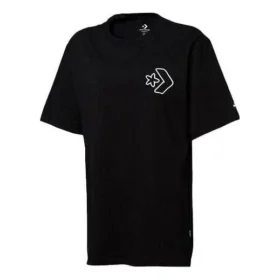 T-shirt med tecknad logotyp, asiatiska storlekar, ”Svart”