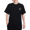 T-shirt med tecknad logotyp, asiatiska storlekar, ”Svart”