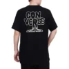 T-shirt med tecknad logotyp, asiatiska storlekar, ”Svart”