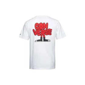 T-shirt med tecknad logotyp, asiatiska storlekar, ”White”