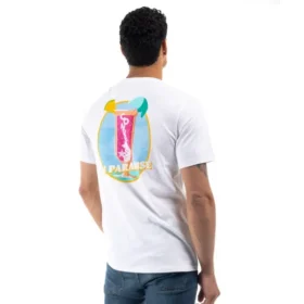T-shirt med tropisk dryck, asiatiska storlekar, ”Vit”