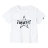 T-shirt med tryckt logotyp Asiatisk storlek ”Vit Svart”