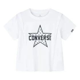 T-shirt med tryckt logotyp Asiatisk storlek ”Vit Svart”