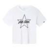 T-shirt med tryckt logotyp, asiatiska storlekar ”White Black”