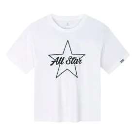 T-shirt med tryckt logotyp, asiatiska storlekar ”White Black”