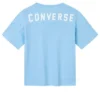 T-shirt med tryckt logotyp ”Blue White”