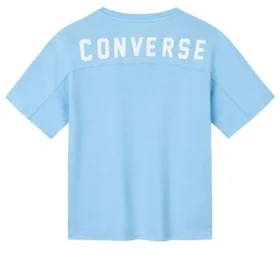 T-shirt med tryckt logotyp ”Blue White”