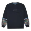 Tapesty Crewneck Sweatshirt Asiatiska storlekar ”Svart”