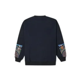 Tapesty Crewneck Sweatshirt Asiatiska storlekar ”Svart”