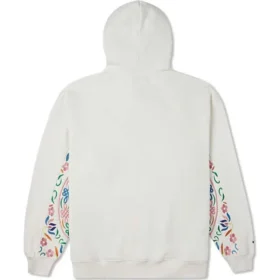 Tapesty Hoodie Asiatisk storlek ”White”