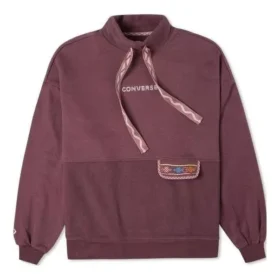 Tapesyt Crew Sweatshirt Asiatiska storlekar ”Dark Mauve”