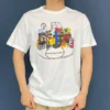 Throwback T-shirt Asiatiska storlekar ”Vit”